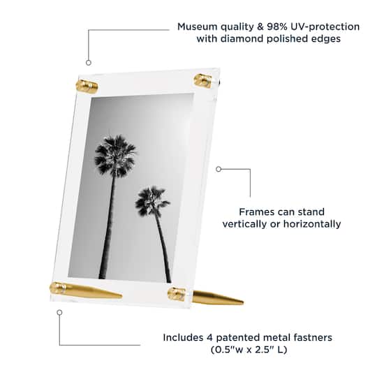 Wexel Art Acrylic Tabletop Frame for Photos